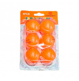 Набор мячиков для тенниса ABS 6 штук. TB2619_Orange