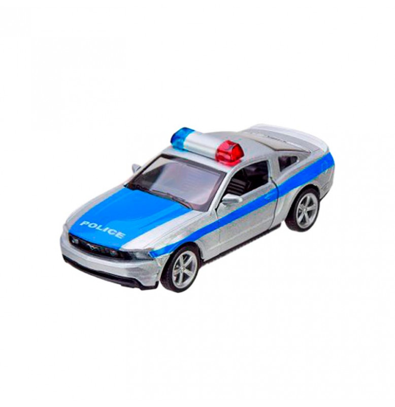 Машина мет АВТОПРОМ 1:43 Ford Mustang GT 2 открывающаяся дверь 4372_Gray