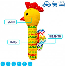 Погремушка-палочка Macik Петушок МС 010302-02
