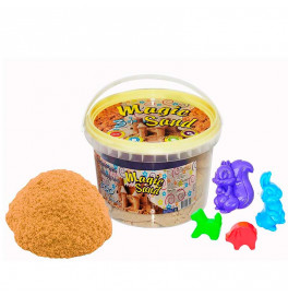 Кинетический песок Magic sand классический в ведре 0,500 кг 371-1