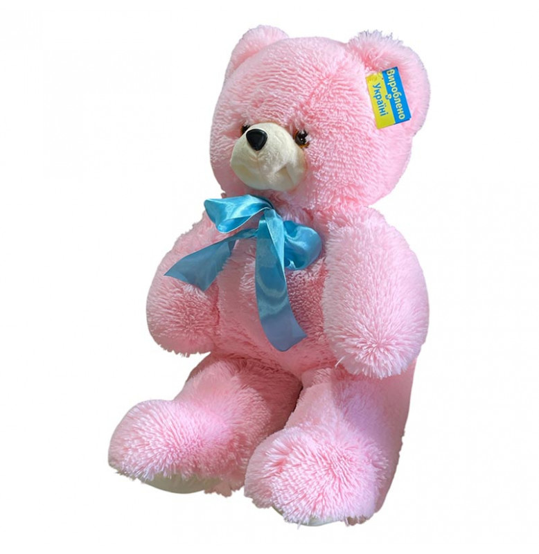 Мягкая игрушка Медведь Боник 35 см 0217_Pink-Blue