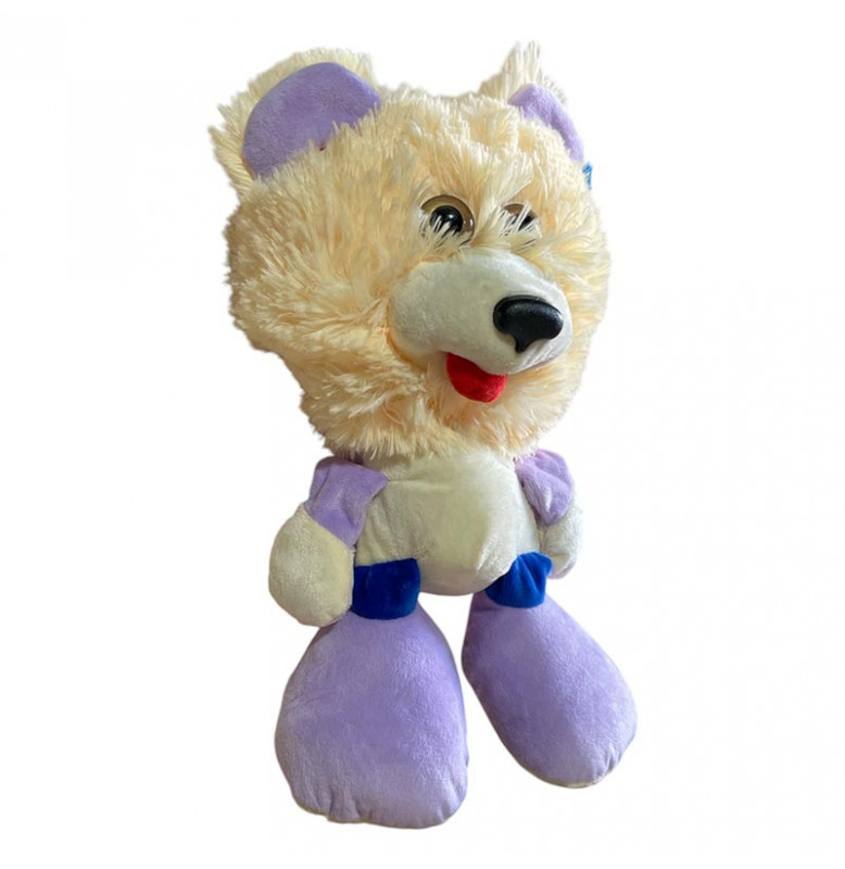 Мягкая игрушка Коротышка медведь 30 см 0032_Cream-Violet