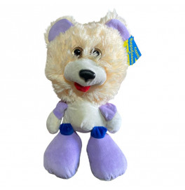 Мягкая игрушка Коротышка медведь 30 см 0032_Cream-Violet