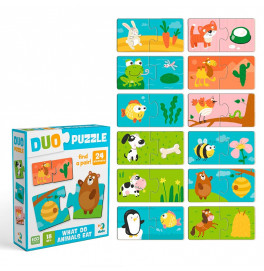 Пазл Dodo DUO Кто что ест 24 элемента 300691