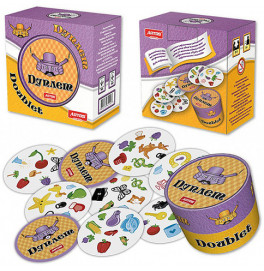 Настольная игра "Дуплет" в тубусе Ост.1007