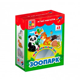 Набор магнитов Vladi Toys Мой мир Зоопарк 12 магнитов VT3106-10