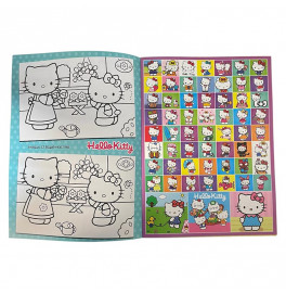 Раскраска с наклейками Hello Kitty 107933