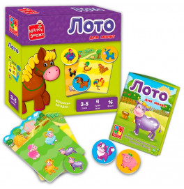 Развивающая игра Vladi Toys Лото. "Ферма" VT2100-08
