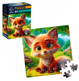 Пазлы Vladi Toys De.tail Любопытный лисенок 64 детали DT1234-07