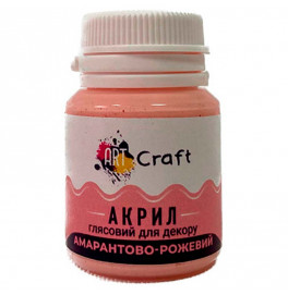 Краска акрил глянец для декора "Амарантово-розовый" AG-7501
