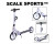 Двоколісний самокат Scale Sports Білий SS05_White