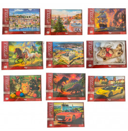Пазлы Danko Toys 380 элементов C380-07-01,02,03,04...10