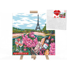 Картина по номерам Париж 40x40 см KpNe-40х40-02-01
