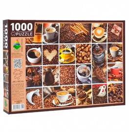 Пазлы " Энергия Плюс 1000 элементов I love cofee" Энергия Плюс 1000 элементов Ен.3514