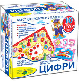Игра-квест обучающая "Цифры" рус. Ен.4405
