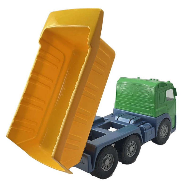 Машинка-самосвал "Акрос" 0510_Green-Yellow