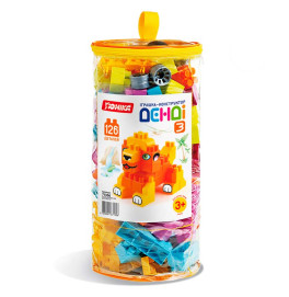 Конструктор блочный Денди 3 Юника 135 деталей Юника 71306