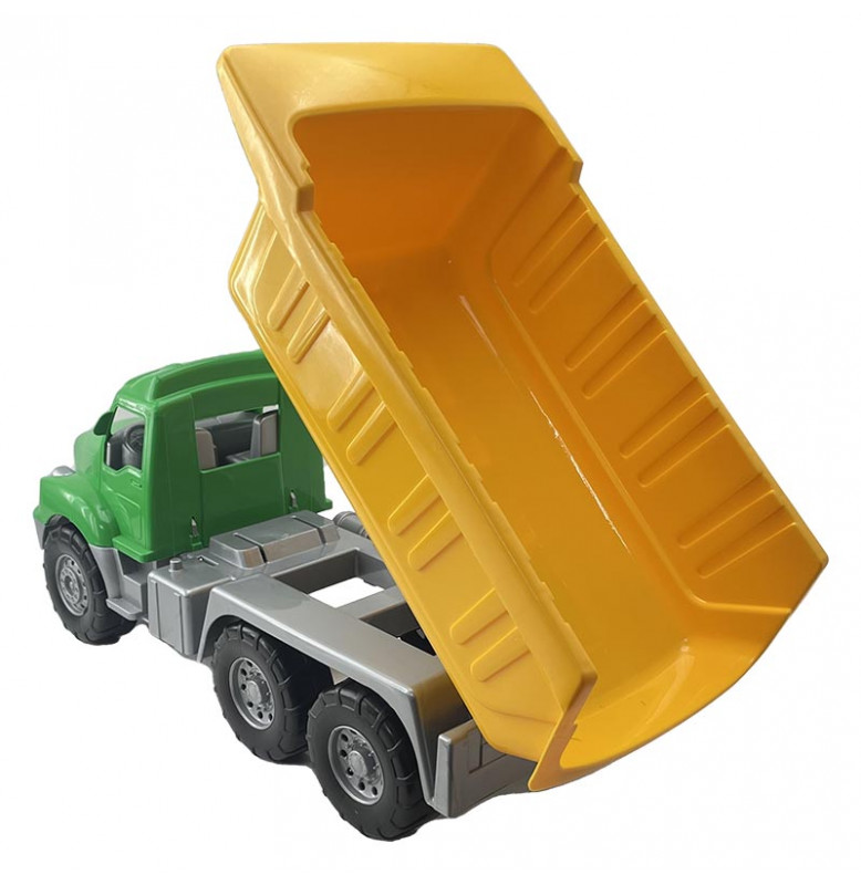 Машинка "Магирус" самосвал 0442_Green-Yellow