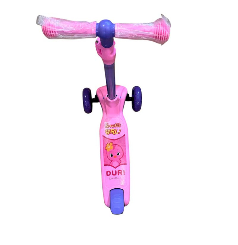 Самокат дитячий 3 колеса PU зі світлом HS2020_Pink-Violet