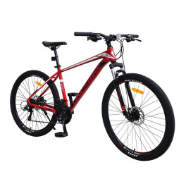 Велосипед взрослый 2-х колесный 27, 5" LIKE2BIKE Active 1.0, красный, рама алюминь 18"