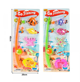 Магнитная рыбалка Go Fishing 3 рыбки 2 каралла 48x20 см 2105K-1