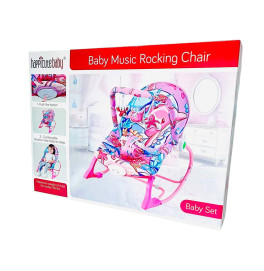 Детский шезлонг-качели со звуком и светом