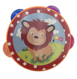 Музыкальная игрушка Бубен для детей 2832_Lion, Orange