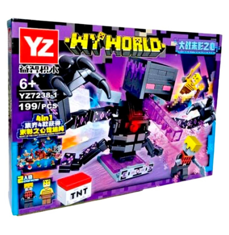 Конструктор My World блоковий пластиковий YZ7238_series1
