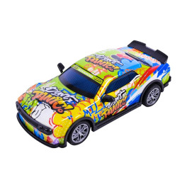 Машинка гоночная на радиоуправлении на батареях со светом 998-1B_Green