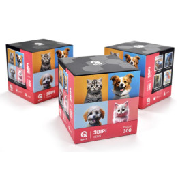 Пазлы qbee "Пара собак и котят" 300 элементов QB500-007