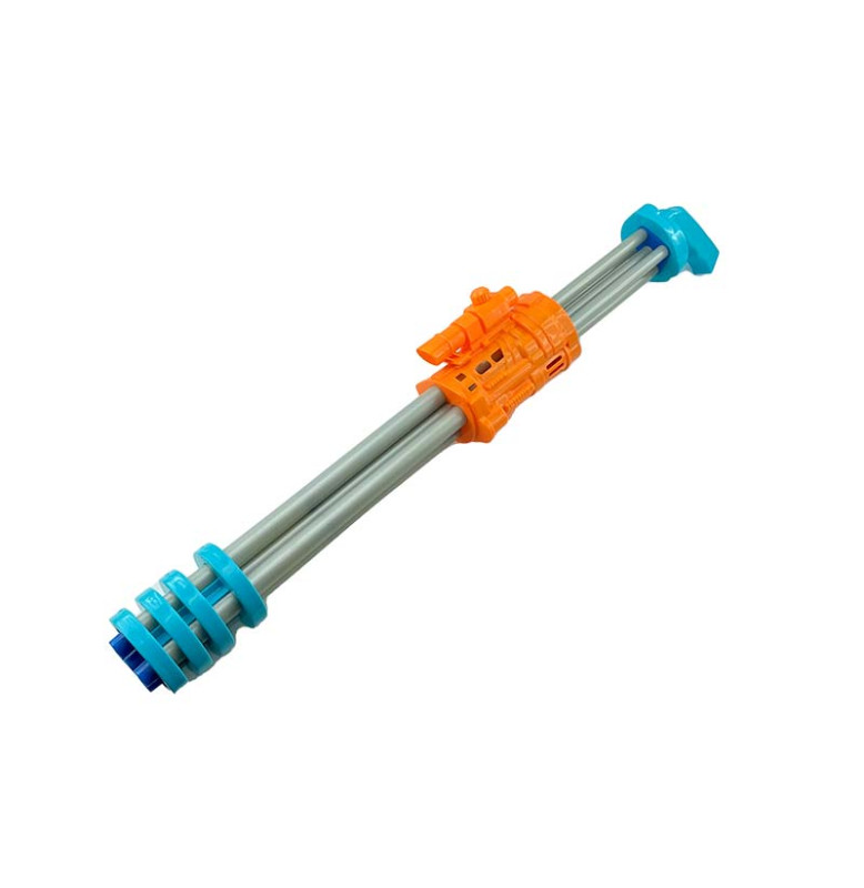 Водяний пістолет помповий M207XY_Blue-Orange-Gray-Blue