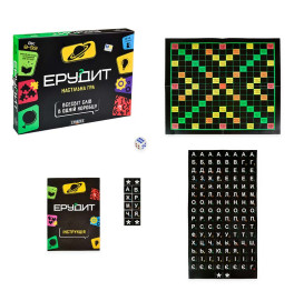 Настольная игра "Эрудит", в кор-ке, 38-29-4см 30451 Стратег