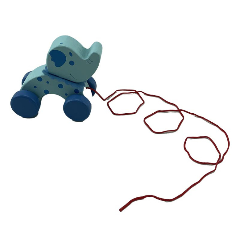 Дерев'яна каталка "Тварини". W02-4486_Elephant