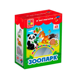 Набор магнитов Vladi Toys Мой мир Зоопарк 12 магнитов VT3106-10