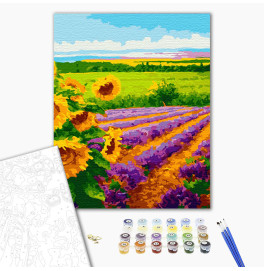 Картина по номерам "Бесконечные просторы" 40*50 см