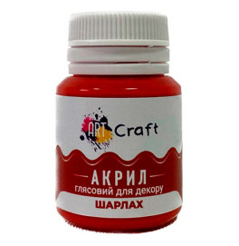 Краска акрил глянец для декора "Шарлах"