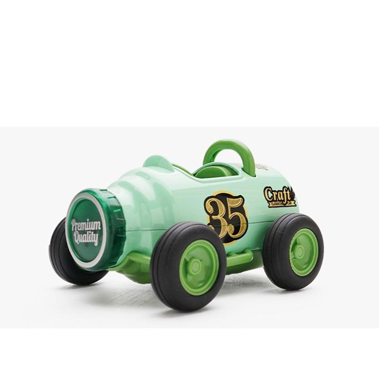Металева інерційна машинка-банка зі світлом і звуком MY66-K1212_Light-Green