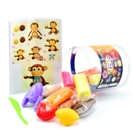 Набор для творчества Danko Toys "FLUORIC" тесто для лепки