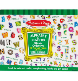 Sticker Collection - Alphabet & Numbers (Набір стікерів "Алфавіт та ари 14191