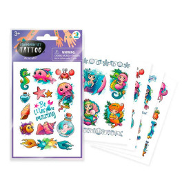 Набір дитячих тимчасових татуювань «На хвилях» Набір дитячих тимчасових татуювань «На хвилях»