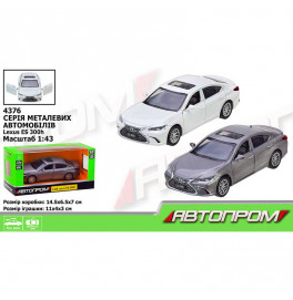 Машина мет. АВТОПРОМ арт. 4376 (96шт/2) 1:43 Lexus ES300h,3 кольора, відкр. двері,короб. 14,5*6,5*7с