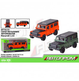Машина мет. АВТОПРОМ арт. AP74133 (48шт) 1:32,2 кольора,відкр.двері,багажник,короб.16,5*7,5*7,5см