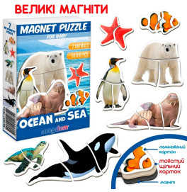 Magnets puzzle for baby Оcean and Sea ML4031-35 EN