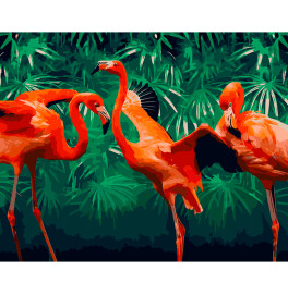 Картина по номерам "Яркие тропики" Идейка KHO4335 40х50 см