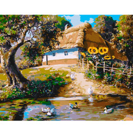 Картина по номерам "Хутор" Идейка KHO6300 40х50см