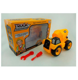 Машинка Конструктор Бетономешалка бол.