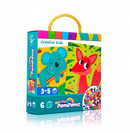Набір для творчості "Rainbow pompoms. Лисичка" VT4433-06 (укр) (8)