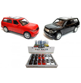 Машина "Range Rover" металева, інерційна, в блоці 12шт K137A13 р.11*4,5*4см