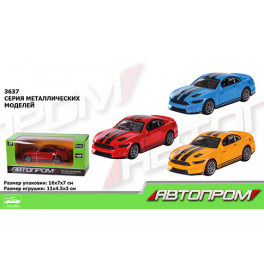 Машина металл 3637 (96шт/4) "АВТОПРОМ",3 цвета, в кор.15*8*6см