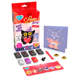 Love story Чорний котик TM Lovin Набір для ліплення з повітряним пластиліном